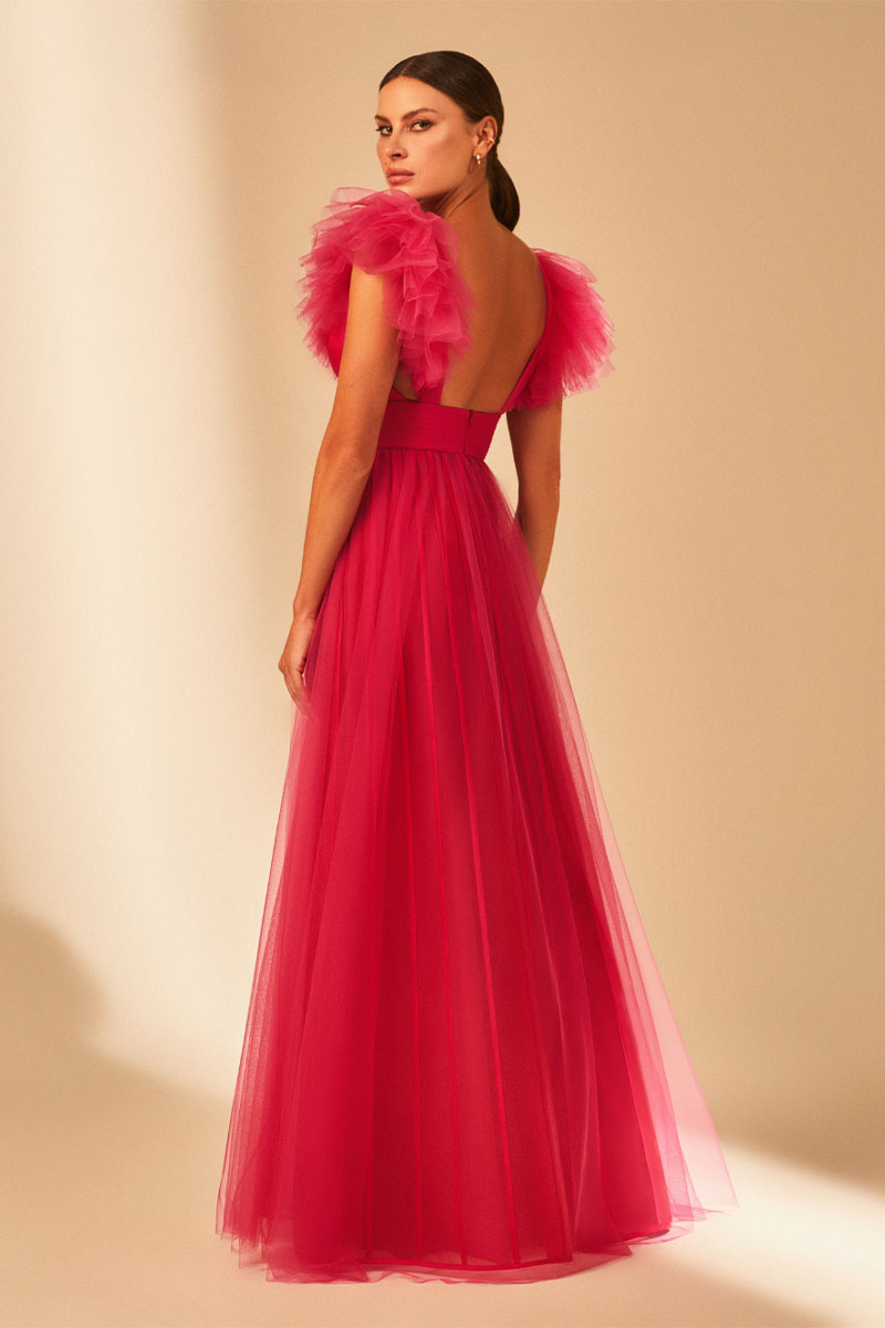 Vielle Tulle Maxi Dress | Jewelclues