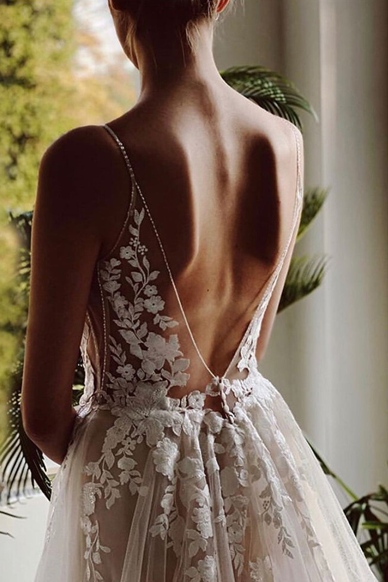 Whitney Court Train Lace Wedding Dress | Jewelclues